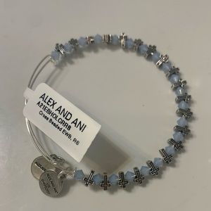 NWT Alex and Ani Beaded Cross Bracelet